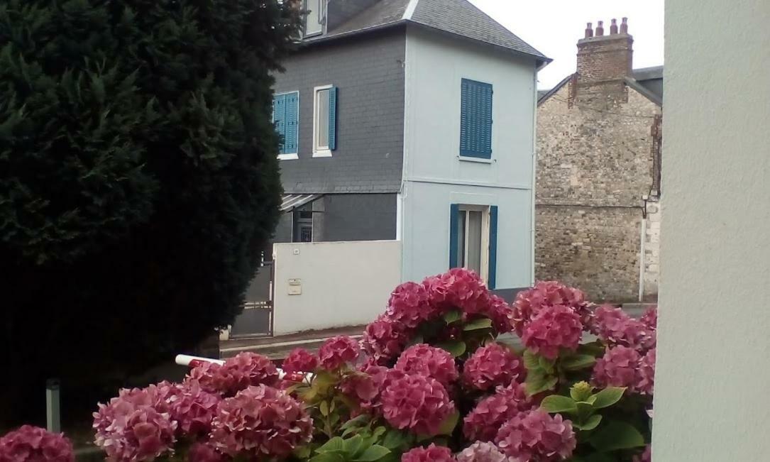 La Fleur D Honfleur Avec Son Parking Leilighet Eksteriør bilde